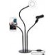 Soporte con lámpara, para Celular y micrófono Top ZJ312