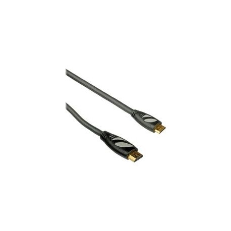 Pearstone HDC-1015 con Ethernet (1.5 ') Cable Mini-HDMI a HDMI de alta velocidad,Soporte Adaptador para Tripié para Celular Fas
