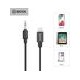 Cable Convertidor Boya BY-K1 3.5mm TRS (male) a Lightning (male)