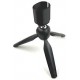 Minitripié para DJI Osmo Mobile Intraxis,Tripié y Soporte para Celular para Osmo Pocket,Mica Protectora de Vidrio Cristal Templ