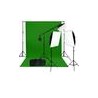 Kit Faithwinning VL-2057 PLUS: 2 Cajas Suavizadoras, 1 Lámpara Pelo, 3 Pedestales, Portafondos, Tela Chroma y Estuche