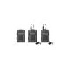 Kit Dual Lavalier Inalámbrico Boya BY-WM4 PRO-K2