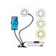 Soporte con lámpara para Celular Ring Fill Light con Pinza
