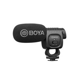 Micrófono Compact Shotgun Boya BY-BM3011,Kit Dual Lavalier Inalámbrico Boya BY-WM4 PRO-K2,Mixer de Audio Comica CVM-AX3,Cinta G