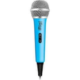 Micrófono Mano IK Multimedia Irig Mic Azul para celular 3.5mm,Lámpara Manfrotto Serie Lumie Art de 3 Led (MLUMIEPL-BK),Micrófon