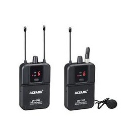 Micrófono Lavalier Inalámbrico Acemic DV-20,Micrófono Shotgun Acemic DV-006,Micrófono Shotgun Profesional Acemic DV-011,Pinza c