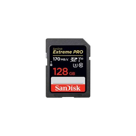 Tarjeta SanDisk Extreme PRO SDXC de 128GB 170MB/s