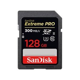 Tarjeta SanDisk Extreme PRO SDXC de 128GB 300MB/s