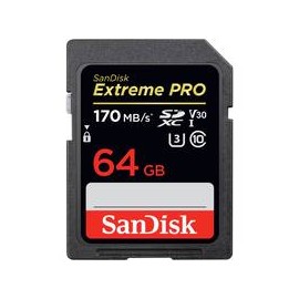 Tarjeta SanDisk Extreme PRO SDXC de 64GB 170MB/s