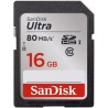 Tarjeta SanDisk Ultra SDHC de 16GB 80MB/s