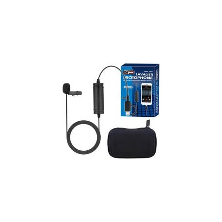 Micrófono Lavalier Vidpro XM-LT para iphone, ipad etc