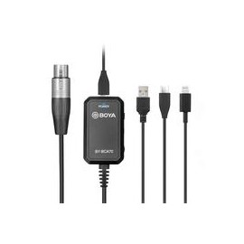 Audio Adaptador Boya BY-BCA70 Micrófonos XLR a Celulares,Audífonos Sony MDR-7506,Audífonos Sennheiser HD-206,Audífonos Sennheis