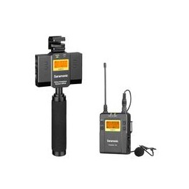 Micrófono Lavalier Inalámbrico Saramonic UwMic9 Kit12 para Smartphone