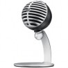 Micrófono Shure MOTIV MV5/A-LTG,Micrófono Lavalier Inalámbrico Acemic D-130,Micrófono Shotgun Saramonic SmartMic+ UC USB Type-C