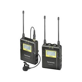 Micrófono Lavalier Inalámbrico Saramonic UwMic9 Kit 1 TX9+RX9,Micrófono Lavalier con Mixer Saramonic LavMic para DSLR, GoPro y 