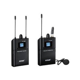 Micrófono Lavalier Inalámbrico Acemic DV-100,Micrófono Lavalier Inalámbrico Acemic DV-20,Kit Dual Lavalier Inalámbrico Boya BY-
