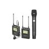 Kit Dual Lavalier Inalámbrico Saramonic UwMic9 RX9+TX9+TX9 y 1 Micrófono de Mano Saramonic HU9