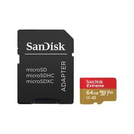 Tarjeta SanDisk Extreme microSDXC de 64GB 100MB/s 667x