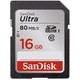 Tarjeta SanDisk Ultra SDHC de 16GB 80MB/s
