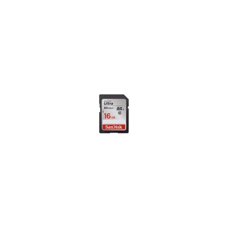Tarjeta SanDisk Ultra SDHC de 16GB 80MB/s