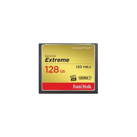 Tarjeta Sandisk Extreme 128GB Compact Flash