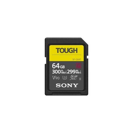 Tarjeta Sony SF-G TOUGH Series SDXC de 64GB R:300MB/s W:299MB/s