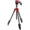 Tripié Manfrotto MKCOMPACTACN-RD Rojo