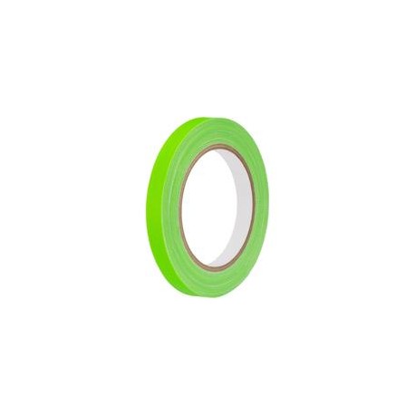 Cinta Gaffer Impact Verde Neon  1/2" x 25" yds