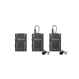 Kit Dual Lavalier Inalámbrico Boya BY-WM4 PRO-K2,Micrófono Compact Shotgun Boya BY-BM3011,Mixer de Audio Comica CVM-AX3,Micrófo