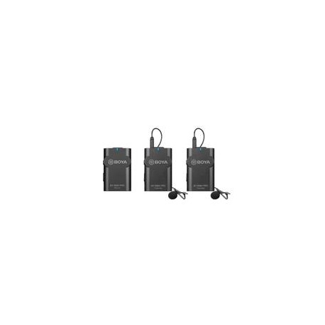 Kit Dual Lavalier Inalámbrico Boya BY-WM4 PRO-K2,Micrófono Compact Shotgun Boya BY-BM3011,Mixer de Audio Comica CVM-AX3,Micrófo