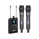 Kit 2 Micros Mano Inalámbricos Acemic DV-500 H+H