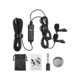 Micrófono Lavalier Dual Acemic Lav.Mic M2