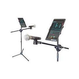 Stand para Tablet/Cel con brazo para micrófono ZP120