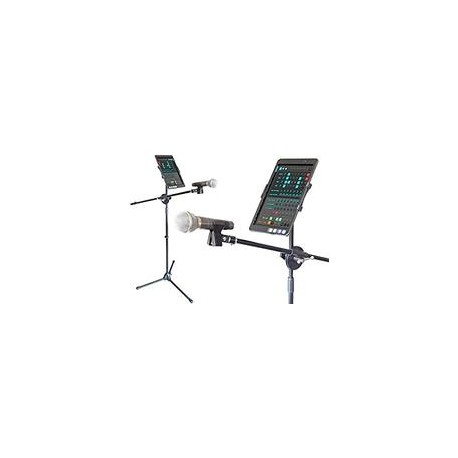 Stand para Tablet/Cel con brazo para micrófono ZP120