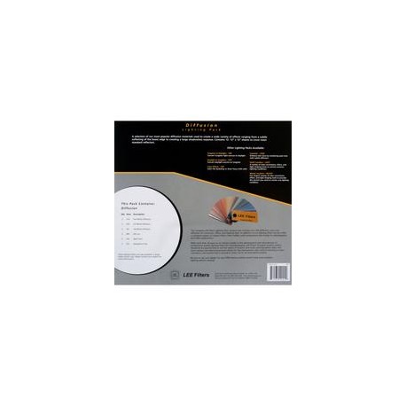 Kit de Filtros LEE Lighting Pack Diffusion 12 Hojas (10"x12")