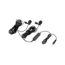 Micrófono Lavalier Dual Saramonic LavMicro 2M