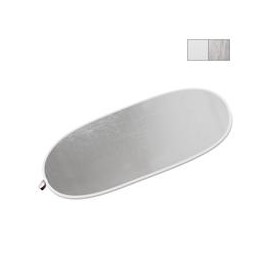 Rebotador Photoflex LiteDisc Oval Blanco y Plata de 104 x 188cm
