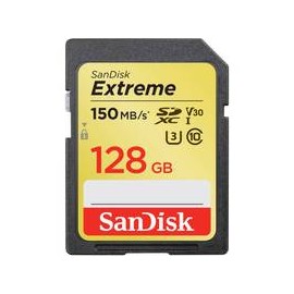 Tarjeta SanDisk Extreme SDXC de 128GB 150MB/s