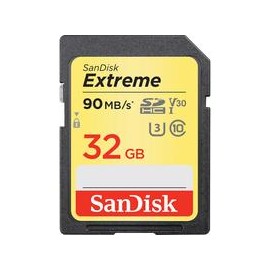 Tarjeta SanDisk Extreme SDHC de 32GB 90MB/s