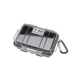 Estuche Pelican 1020 Micro Clear Black