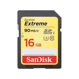 Tarjeta SanDisk Extreme SDHC de 16GB 90MB/s 600x
