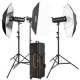 Kit de flash de estudio de 3 luces Godox SK400II-D