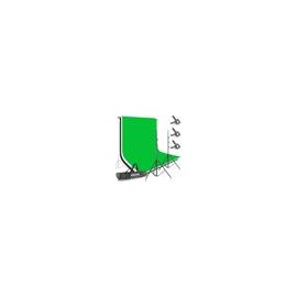 Soporte Estudio Neewer 1.8X2.8 Mts. con fondo Negro Bco y Verde