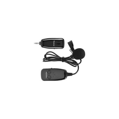 Micrófono ZANSONG V30 inalámbrico con Clip de Corbata UHF Profesional con Receptor