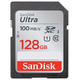 Tarjeta Sandisk Ultra SDXC de 128GB 80MB/s