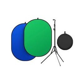Kit Faithwinning Fondo Chromagreen 2x1.50mts con pedestal