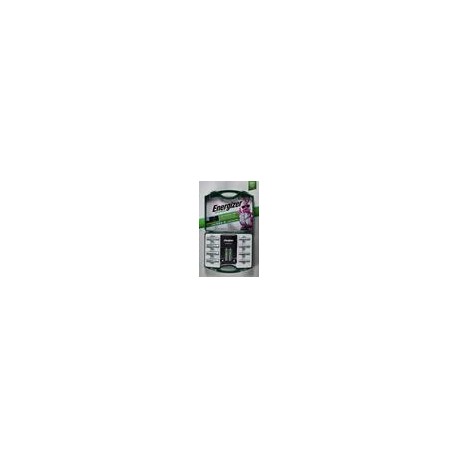 Kit de Baterías Recargables Energizer: 6 AA/4AAA, Cargador USB y Estuche rígido