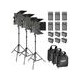 Kit de 3 Lámparas Neewer LED-NL660 LED Bicolor con Pedestales, Estuches y 6 Baterías
