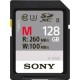 Tarjeta Sony SF-M Series SDXC de 128GB R:260MB/s W:100MB/s