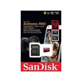 Tarjeta SanDisk Extreme PRO microSDHC de 32GB 100MB/s 667x